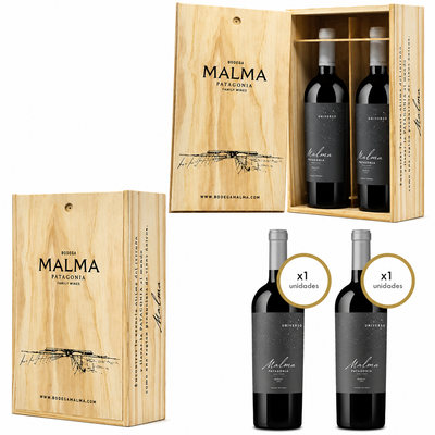 Estuche de madera x2 unidades