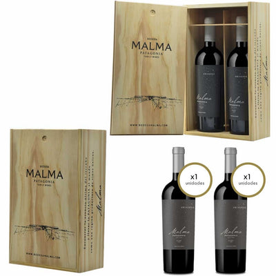 Estuche de madera x2 unidades