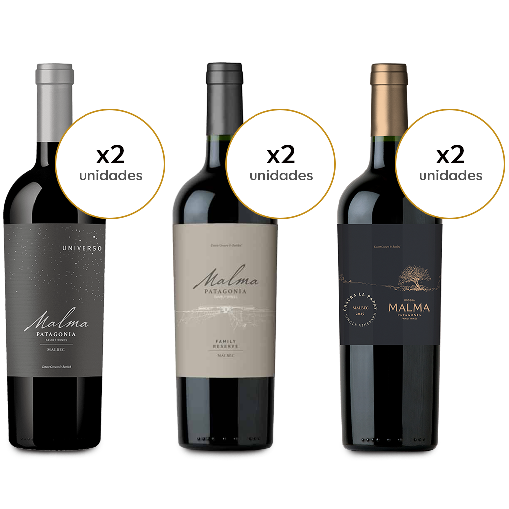 Combo Malbec - Universo, Reserva y Chacra Tintos - 750 ml x6