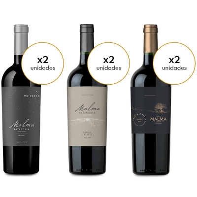 Combo Malbec - Universo, Reserva y Chacra Tintos - 750 ml x6