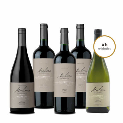 Combo Reserva- Tintos y blanco 750 ml x6