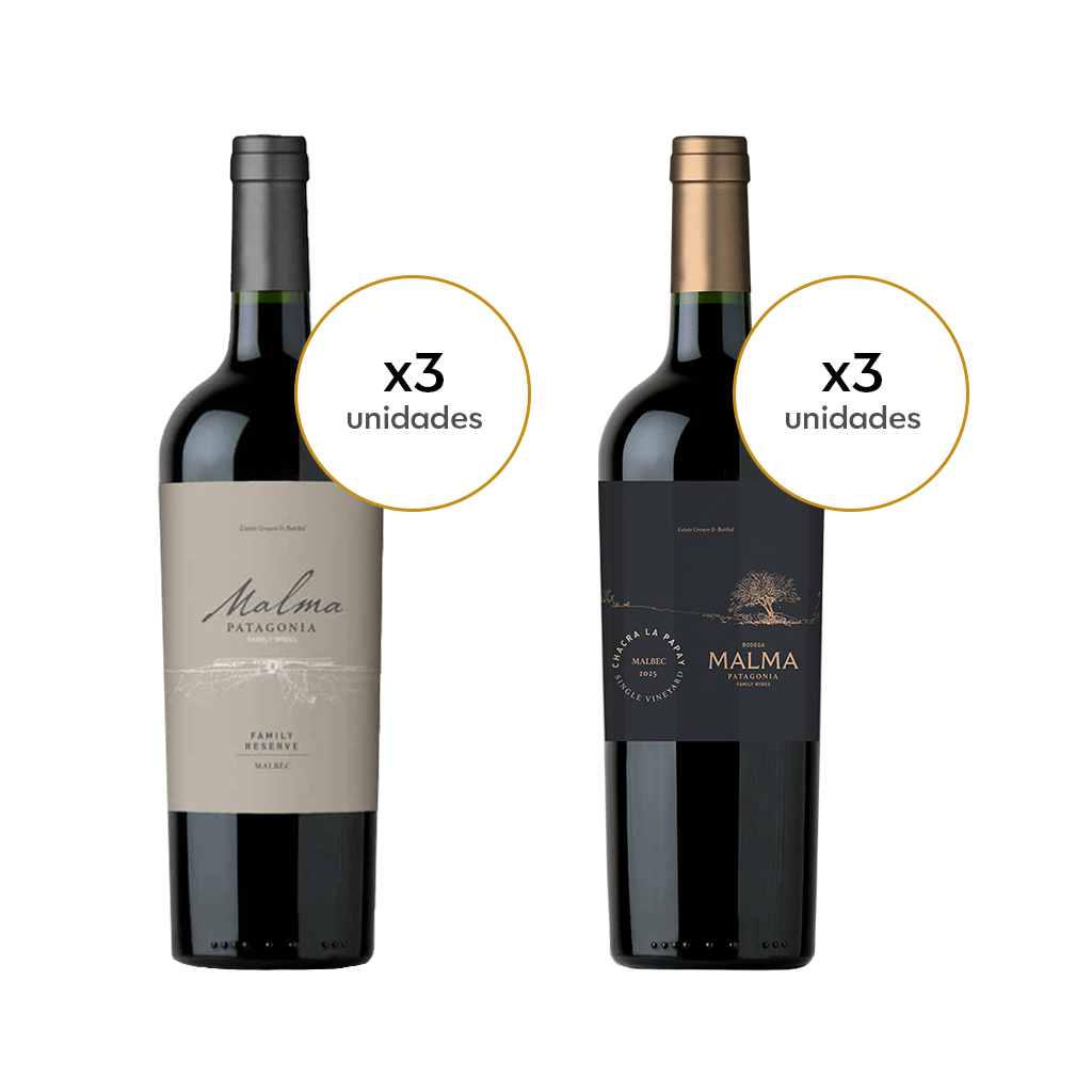 Mix Malbec - Reserva y Chacra Tintos 750 ml x6