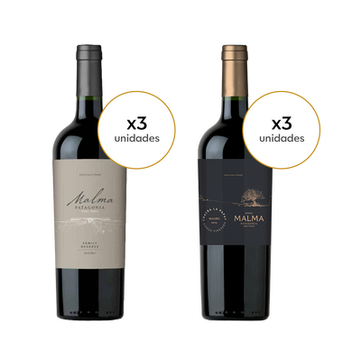 Mix Malbec - Reserva y Chacra Tintos 750 ml x6